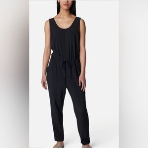 Nwt Columbia Women's Anytime Tank Jumpsuit Black